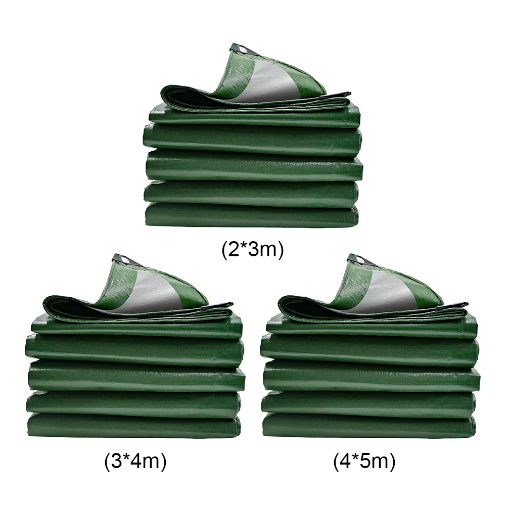 Multi Purpose Tarp Cover Waterproof Green Tarp 6x10/10x13/13x16 Feet Multipurpose Protective Cover All Purpose Tarp Cover