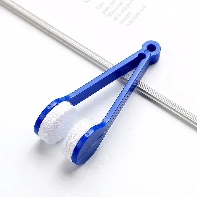 

New Creative Two-side Glasses Brush Soft Microfiber Spectacles Cleaner Glasses Cleaner Rub Eyeglass Cleaning Brush Wiping Tool