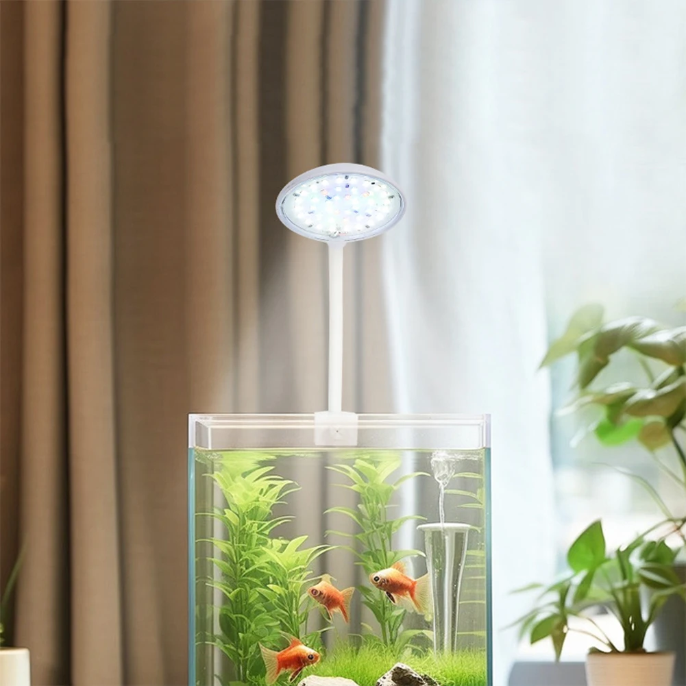 

LED Aquarium Light Colorful Fish Tank Light With 48 LEDs Beads High Brightness Dimming USB Mini Clip-on Aquarium Lamp