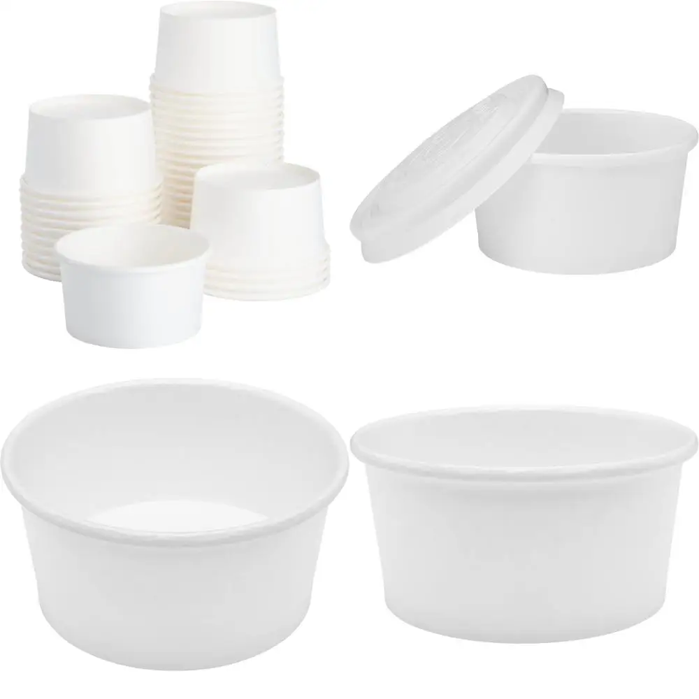 

экологически чистый белый бумажный стаканчик на 4 унции для контроля порций