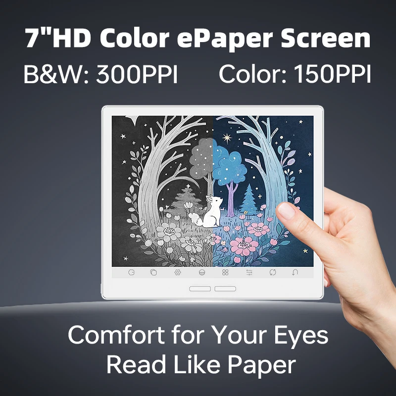 Bigme B751CS E-book Reader 7 Inch Color E-ink Electronic Book 4+64GB 36-level Front Light Eye-comfort Paper-like Reading Ereader
