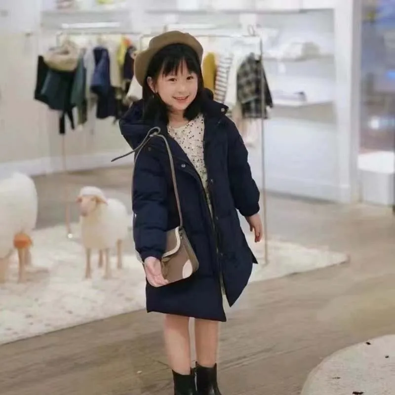 

In Stock 2025 Autumn Winter BP Baby Girls Windproof Thickened Warm Hooded Jacket Baby Boys Down Jackets Kids Boutique Clothes