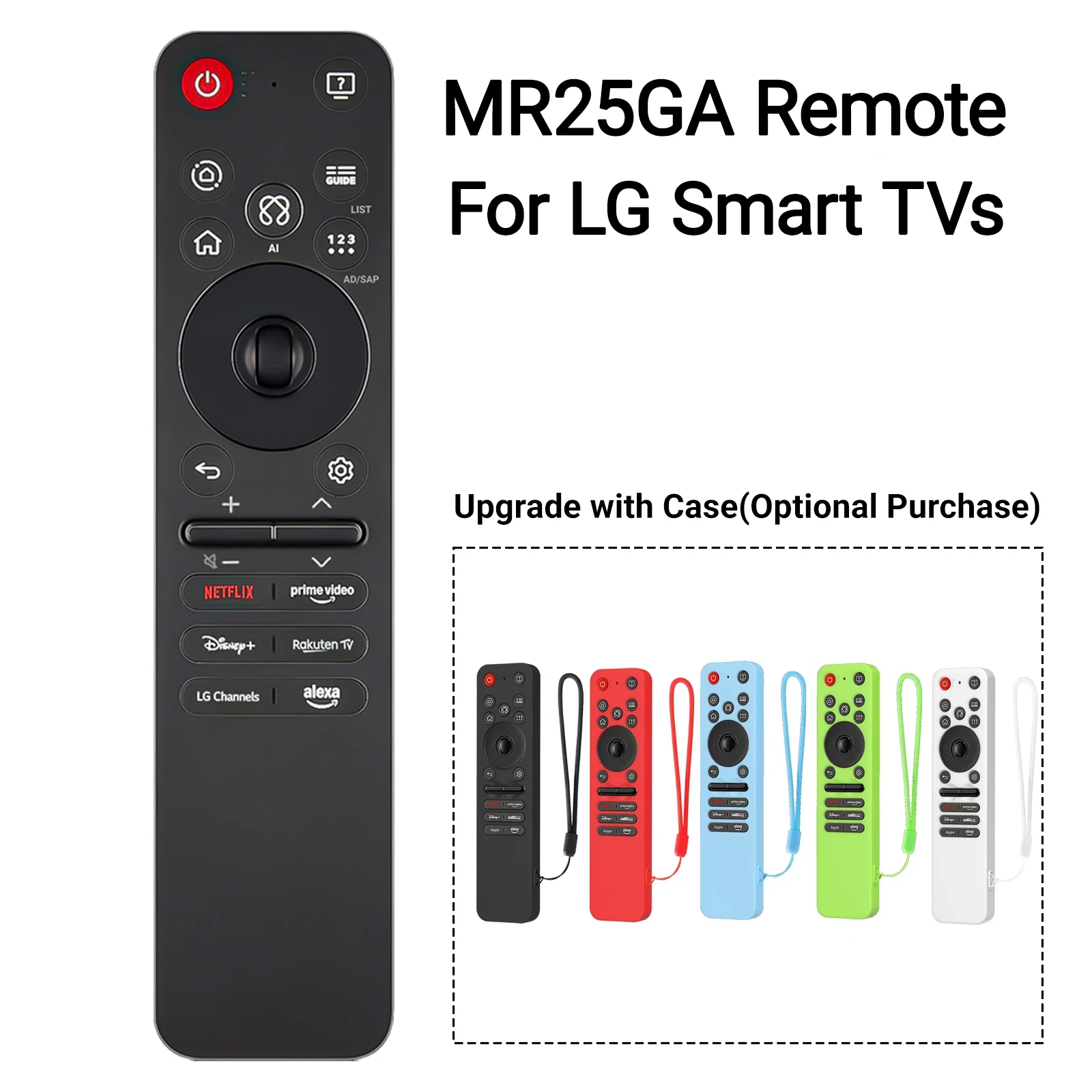 MR25GA Magic Remote Compatibility with LG TVs, Compatible with 2025 LG TVs with AI Voice, Motion Pointer, Alexa Integration