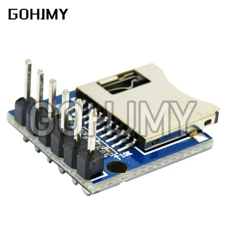 Micro SD Storage Expansion Board Mini TF, Módulo de Proteção de Memória com Pinos, 1Pc