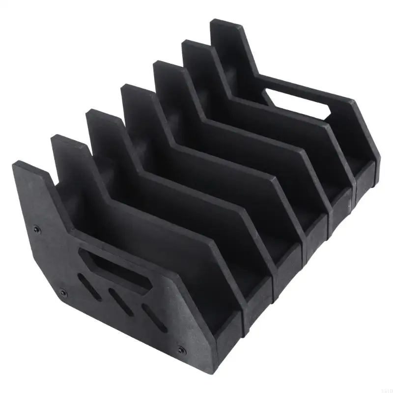 

Y51D EVA Foam Handgun Rack Display Stand 6 Slot Handgun Holder Secure Organizers