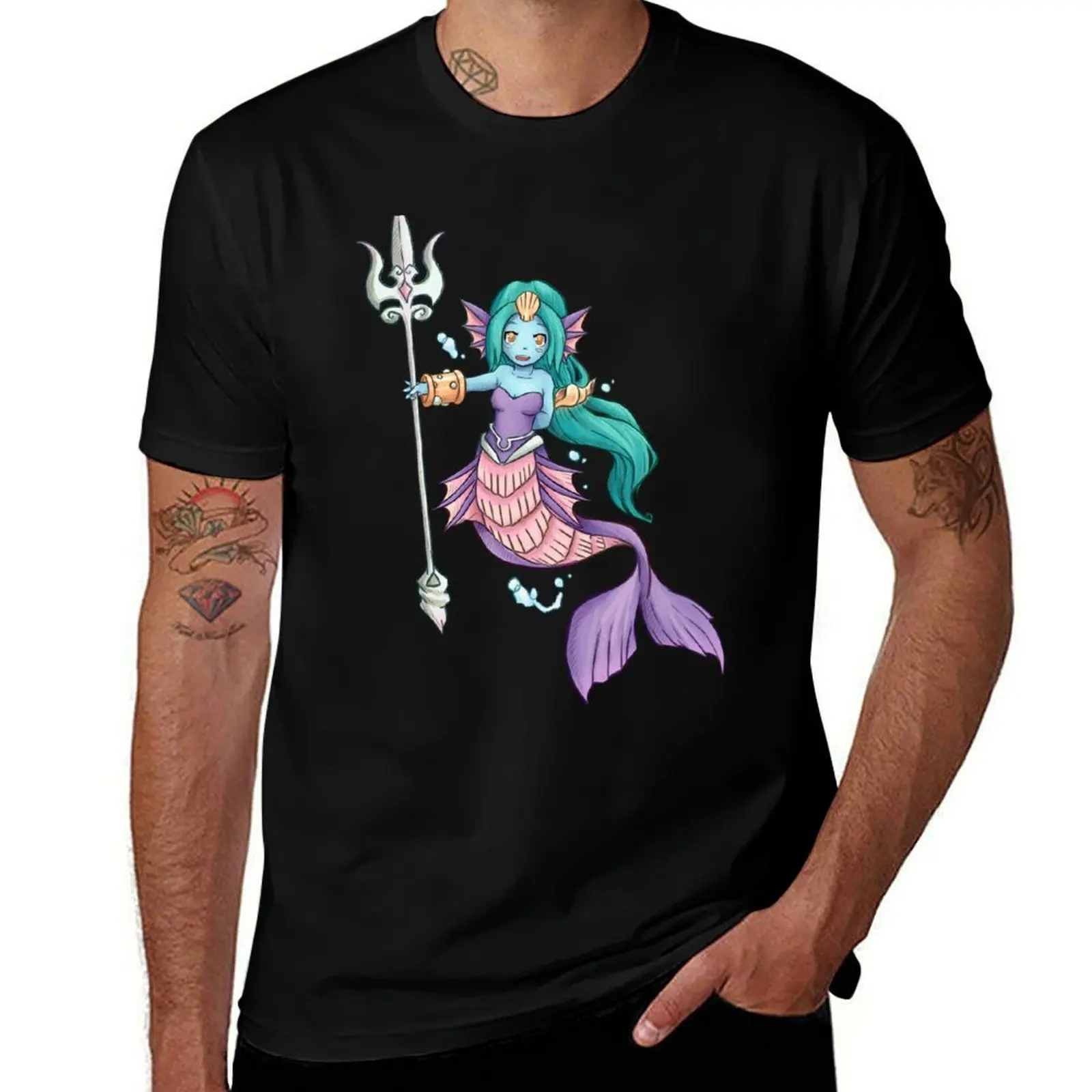 Undine Secret of Mana - Seiken Densetsu T-Shirt Plus Size Quick Dry Sports Tee