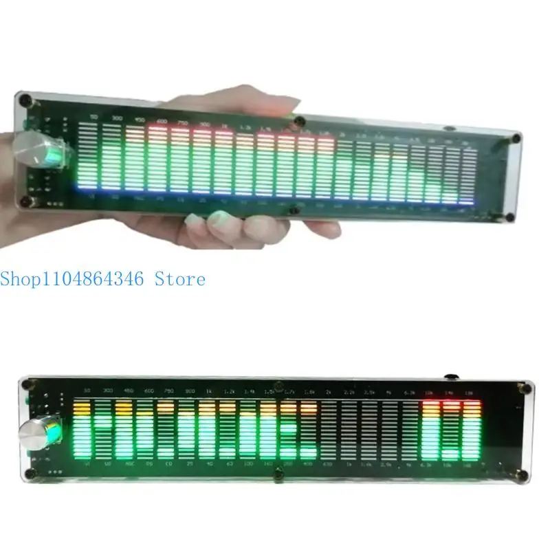 

5asd LED2015 Music Spectrum LED Level Metal Enclosure DC7-24V