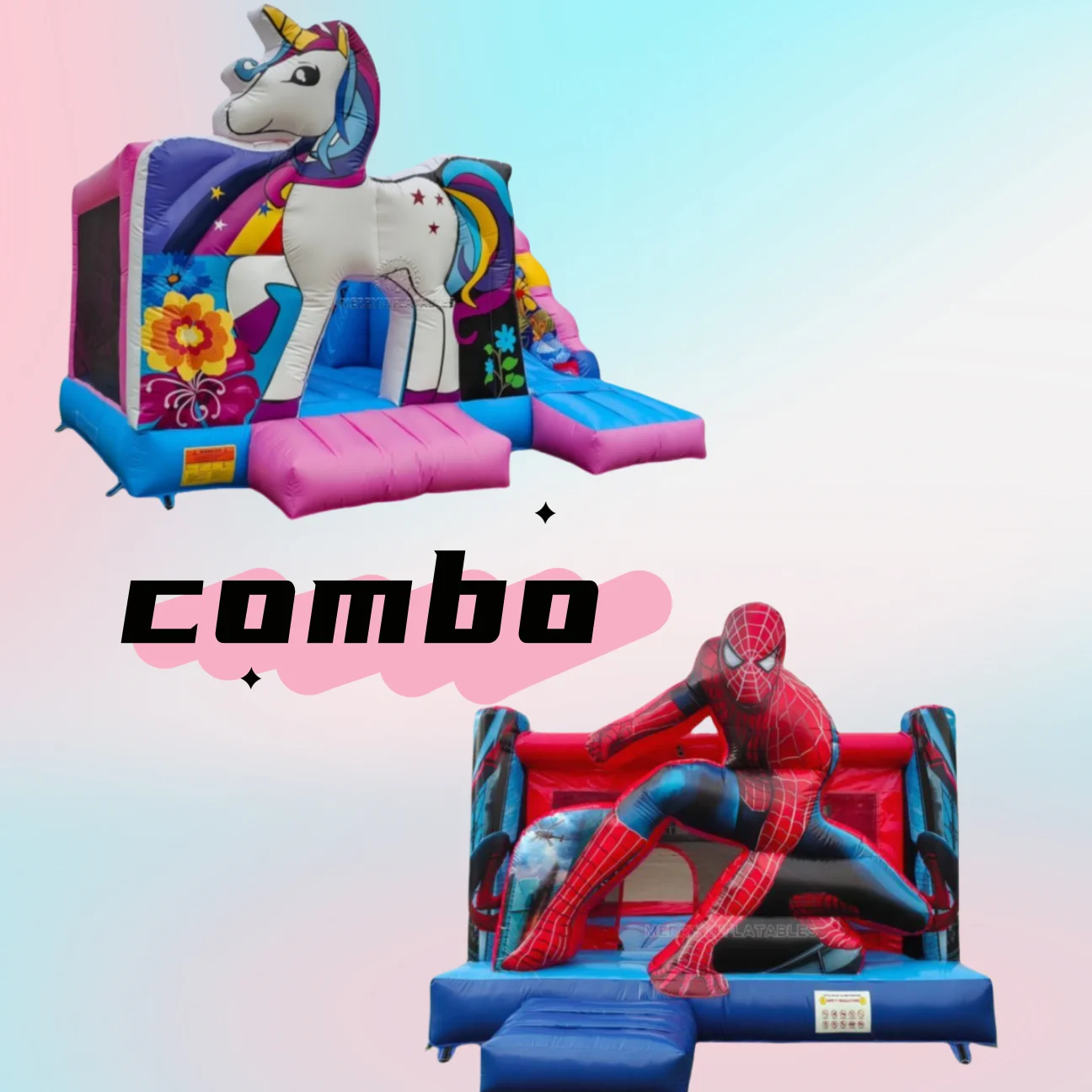 Cartoon Theme Bouncy House castle combo onflable château juegos inflables Bounce house air jumping