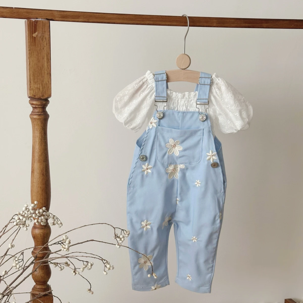 الصيف الطفل الحمالات السراويل - مراجعة Baby Summer Linen Sleeveless Jumpsuit وسعره