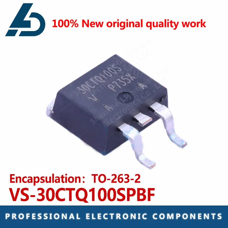 5PCS VS-30CTQ100SPBF package TO-263-2 Schottky diode Voltage :100V Current :15A