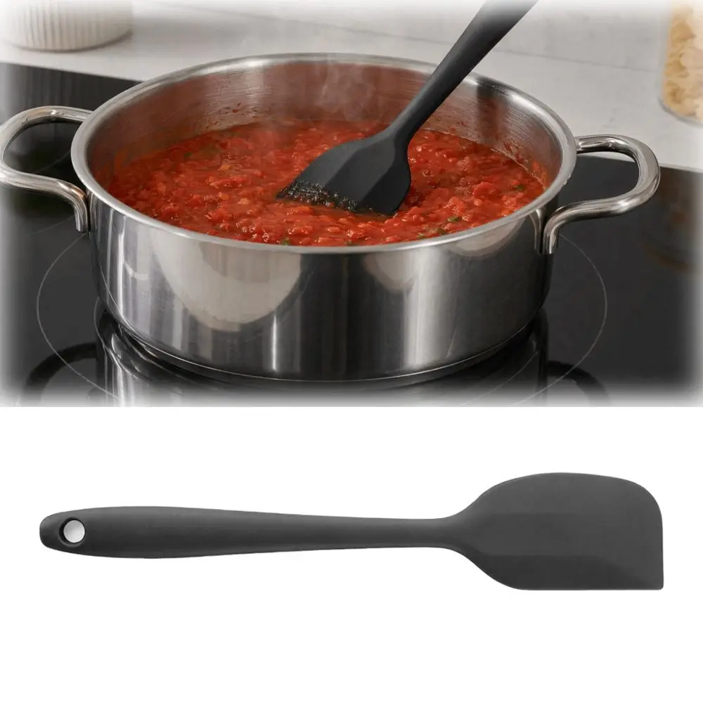 Silicone Silicone Kitchen Spatula Heat Resistant Cold Resistant Food Grade Silicone Baking Scraper Apply Stir Hanging Hole