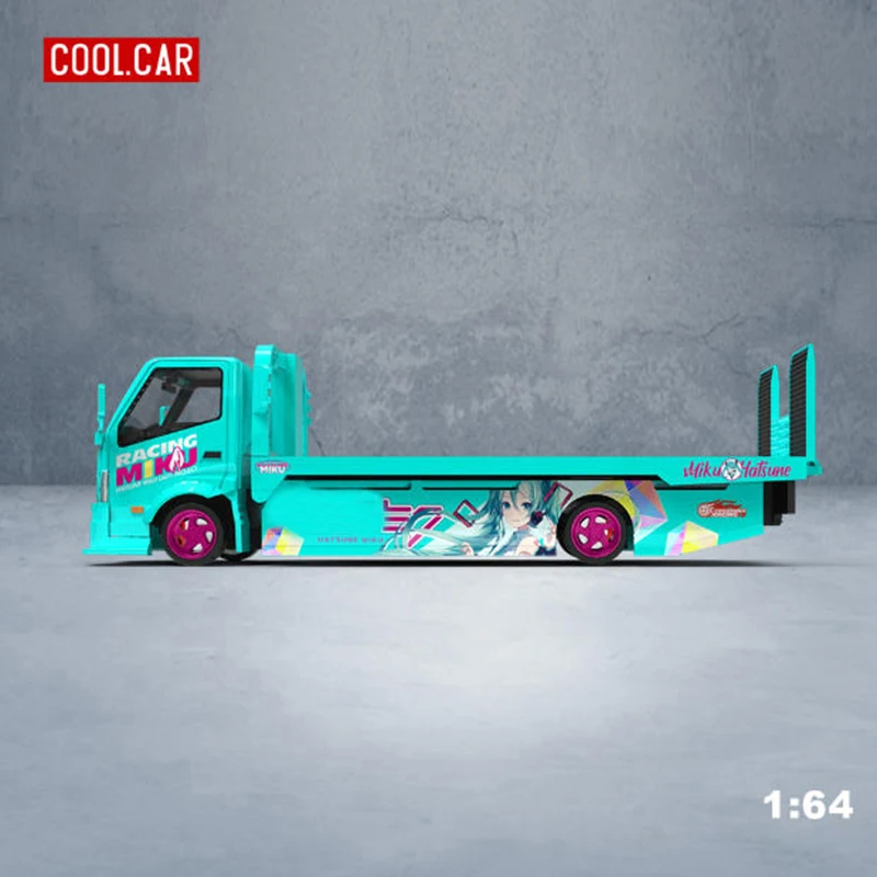Cool รถ 1:64 H300 Flatbed Transport Trailer รถรุ่นคลาสสิกผู้ใหญ่ของที่ระลึกของขวัญจอแสดงผลแบบคงที่
