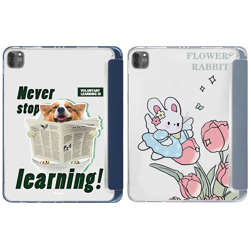 

AS68 Funny Rabbit Dog For iPad 7 8 9 10.2 Air 3 Pro 1 4inch Accessories for iPad Pro 11 Mini 4 5 Cover Case