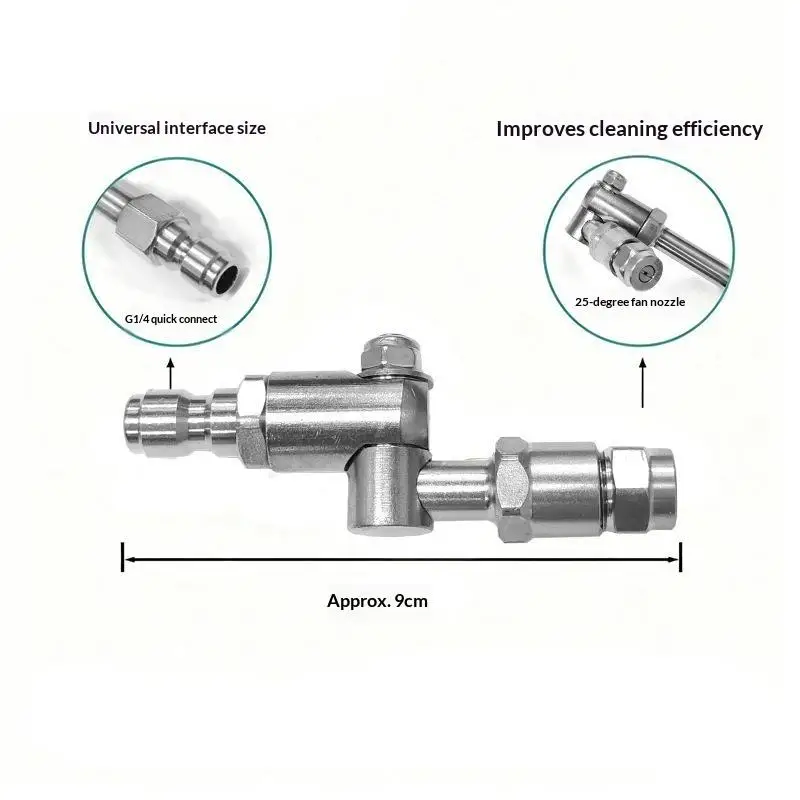 Air Conditioner Cleaning Wand Angle Adjustable 1/4