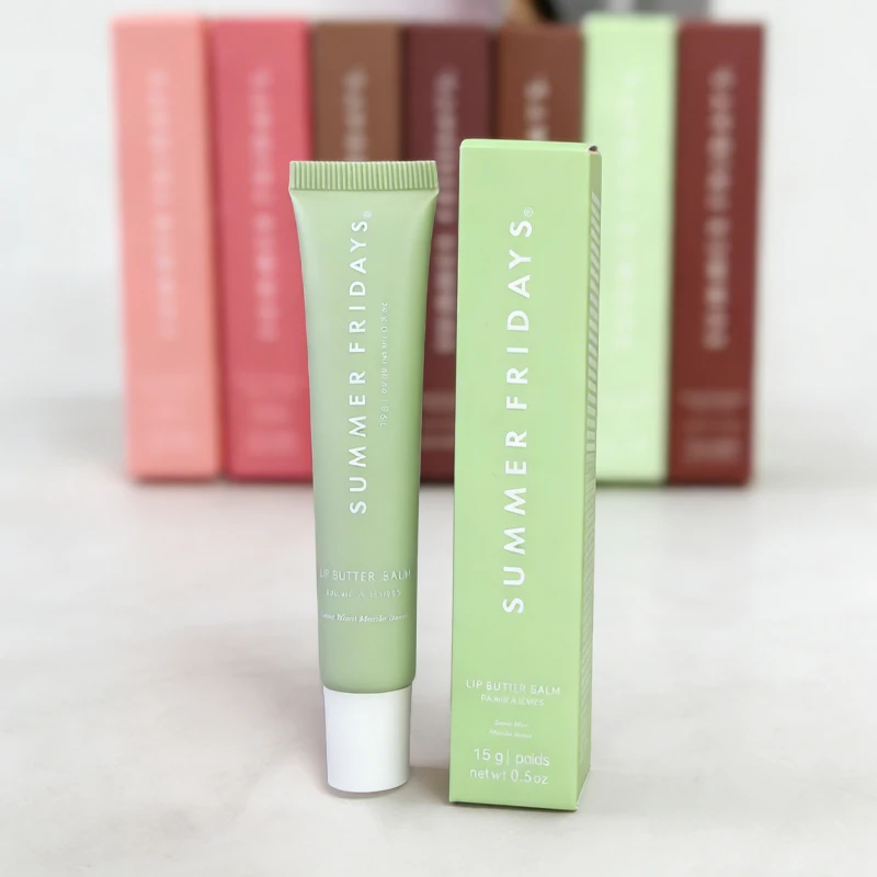 Summer Friday's Lip Balm Moisturizing Mirror Lip Gloss Lip Vanilla Pink Sugar Coffee Cake Smell Lipstick Transparent Makeup Oil view 5