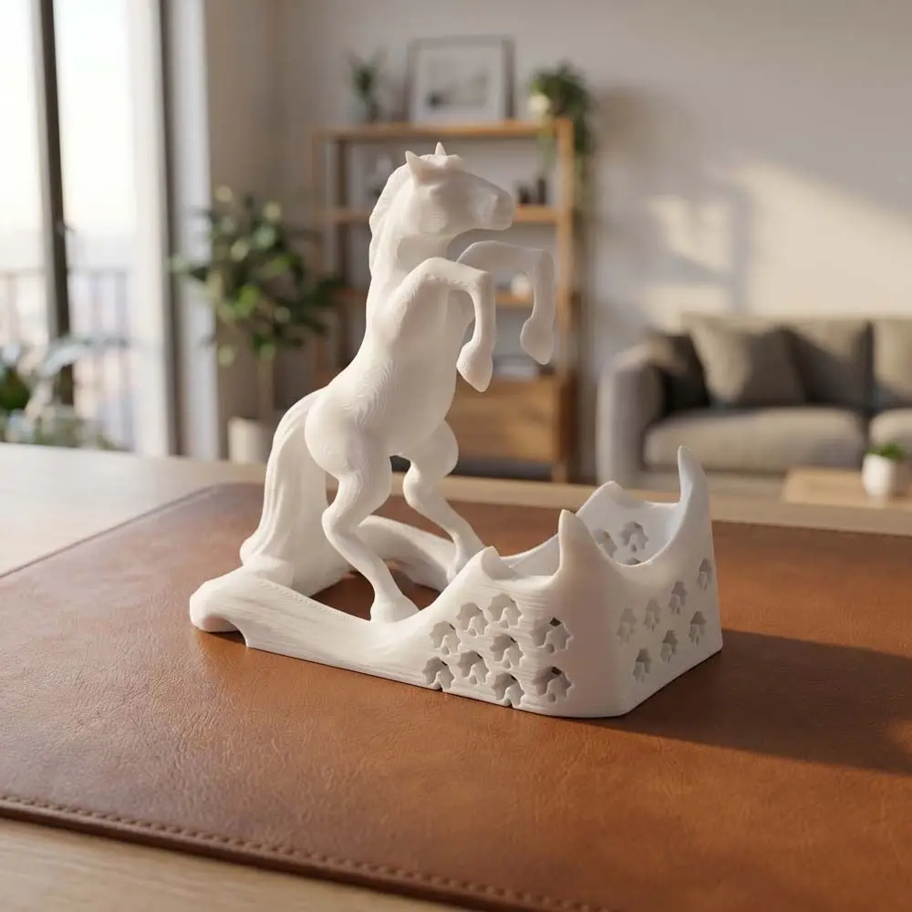 

Figure Toys Horse Frame Phone Holder Anti-slip Multi-functional Horse Mobile Phone Stand Statue Portable Cell Phone Bracket
