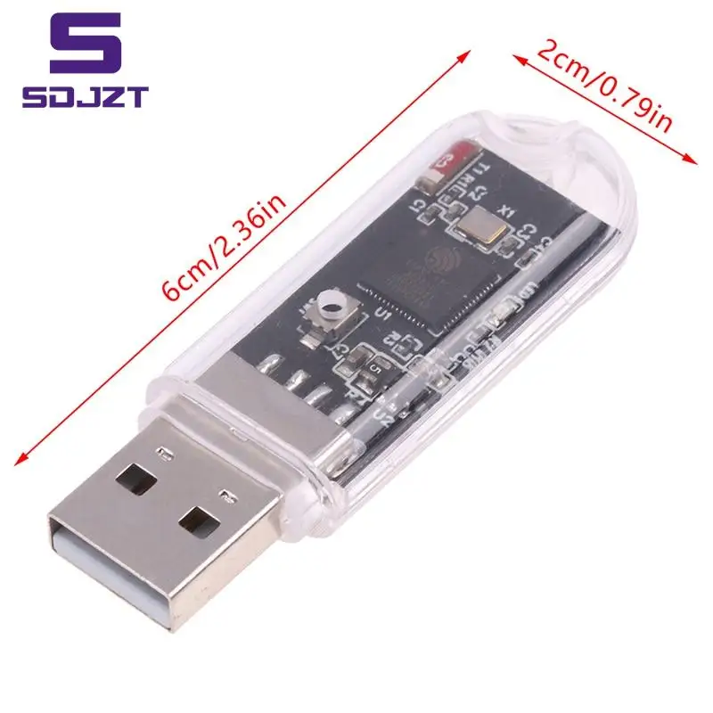 1PC USB Dongle Wifi Plug Free Bluetooth-compatible USB Adapter for PS4 9.0 System Cracking Serial Port ESP32 Wifi Module