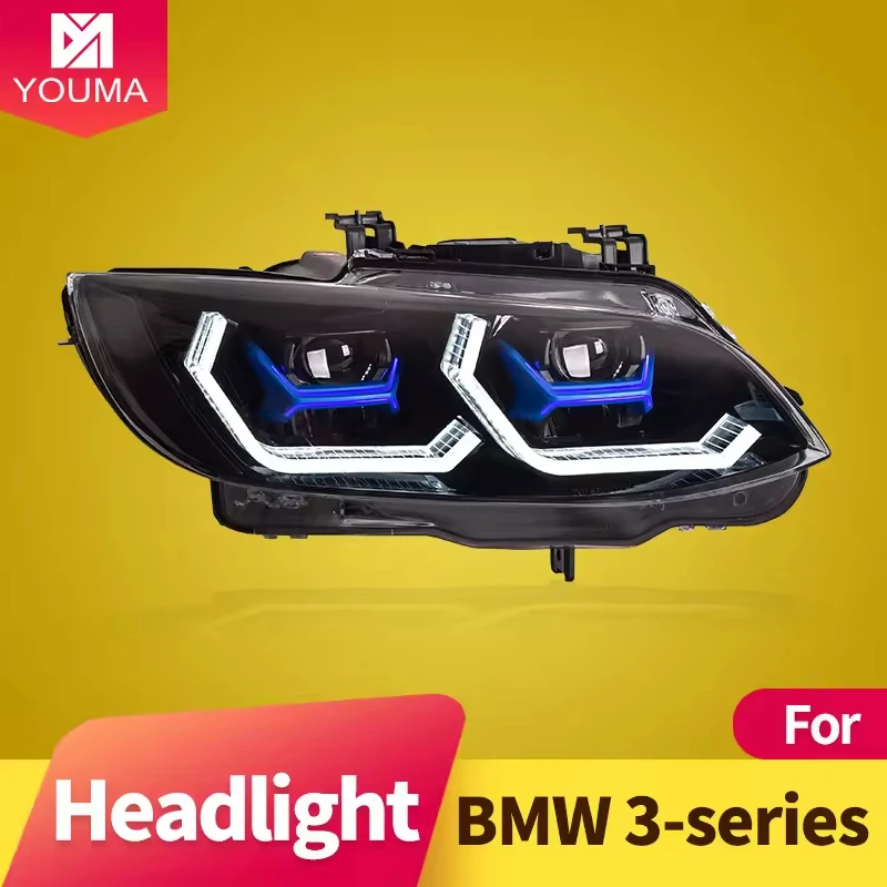 for BMW 3-Series E92 E93 LED Headlight DRL Projector Lens Dynamic Auto Accessories High-Intensity Headlight Upgrades Enhanced