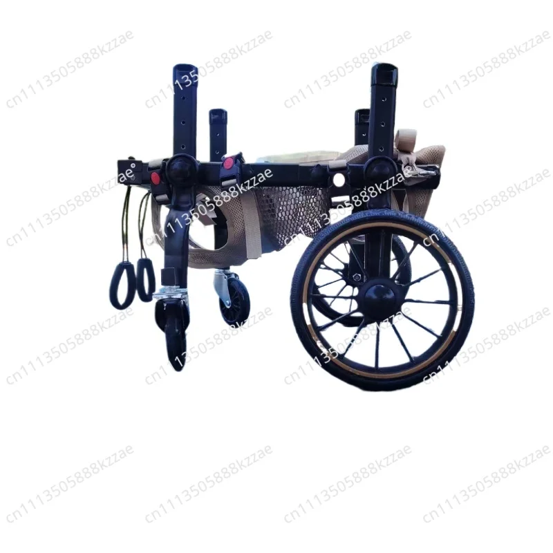 Dog Wheelchair for Rear Legs Paralyzed Senior Dogs 4 Wheels Rehabilitation Support Cart Medium Large Dogs