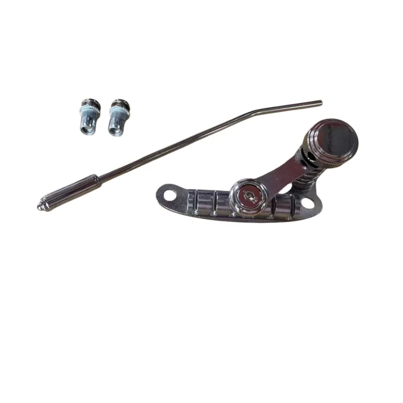 1SET Guitar Tremolo Bridge, Stop Bar String Plate for LP SG Guitar, Jazz Tremolo System Compatible with Duesenberg Les Trem II
