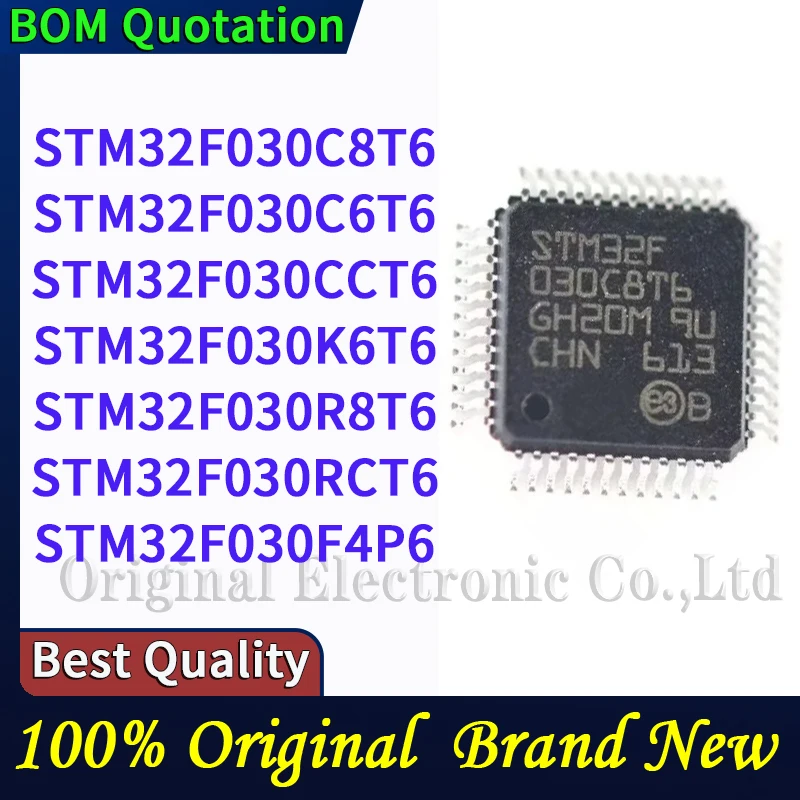 STM32F030C8T6 STM32F030CCT6 STM32F030C6T6 STM32F030K6T6 STM32F030R8T6 STM32F030RCT6 030F4P6 CJMCU-1401 Laptop repair parts
