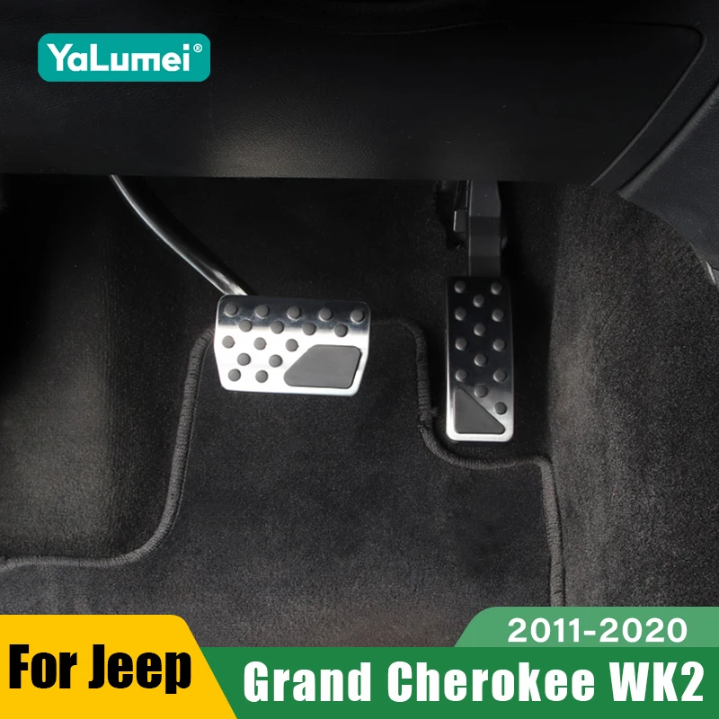 Für Jeep Grand Cherokee WK2 2011 2012 2013 2014 2015 2016 2017 2018 2019 2020 Auto Gaspedal Bremspedal Abdeckung Zubehör