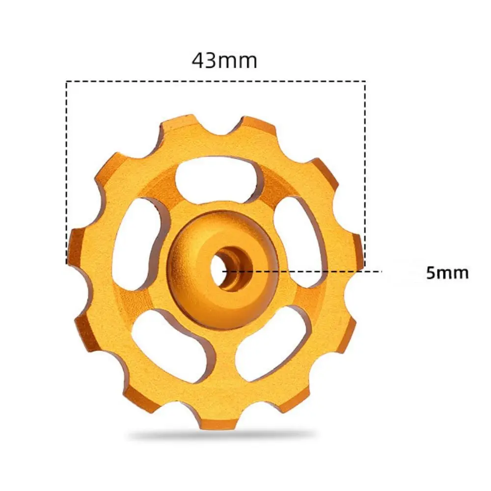 Aluminum Alloy Bicycle Jockey Roller 11T Pulley Guide Roller MTB Jockey Wheel MTB Road Bicycle 5 Colors Rear Derailleur