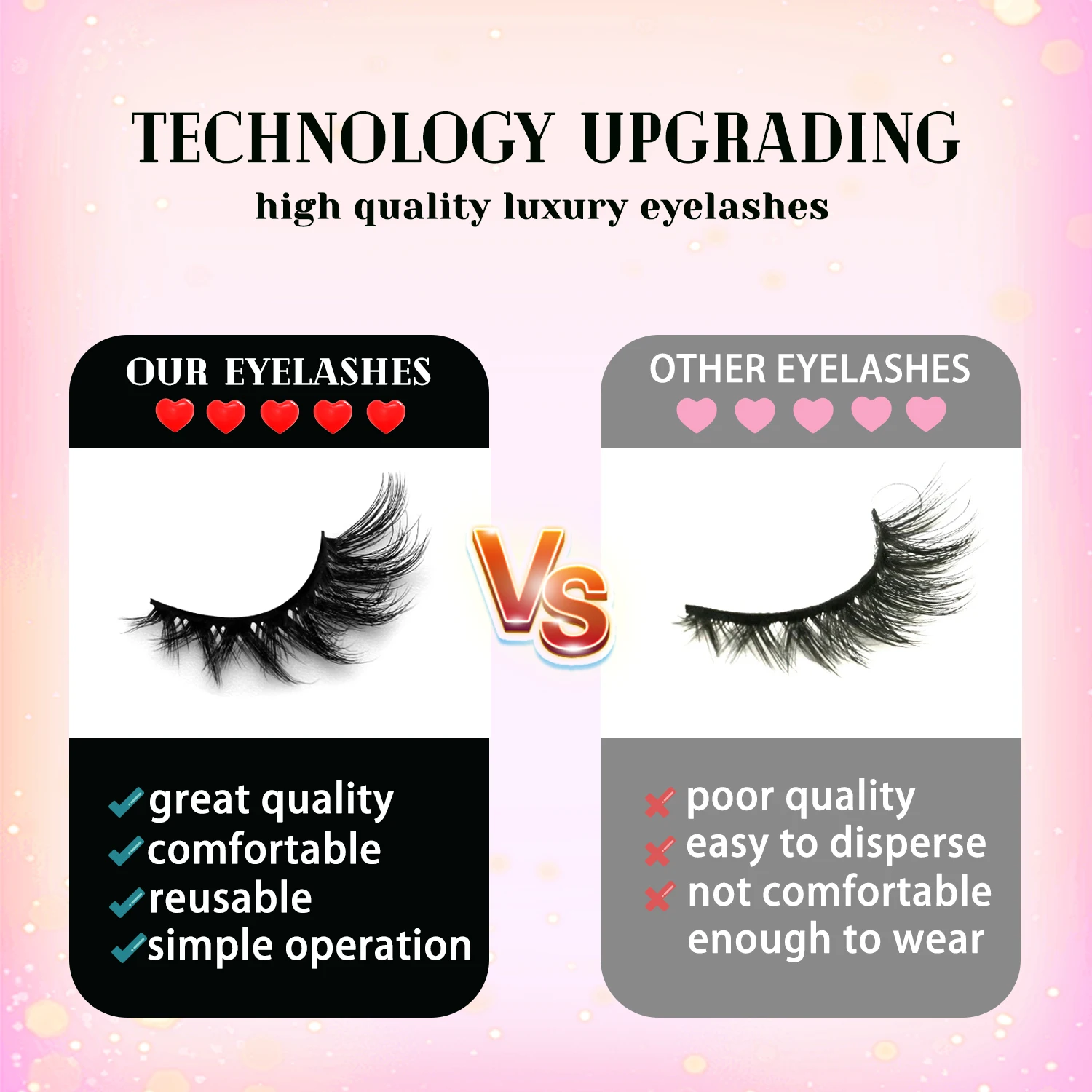 6 pares de pestañas de maquillaje perfectas, estilo ojo de gato esponjoso lujoso y delgado, pestañas de tira de maquillaje natural, rizo en D, juego multipar voluminoso, puede mejorar eficazmente los efectos de los ojos