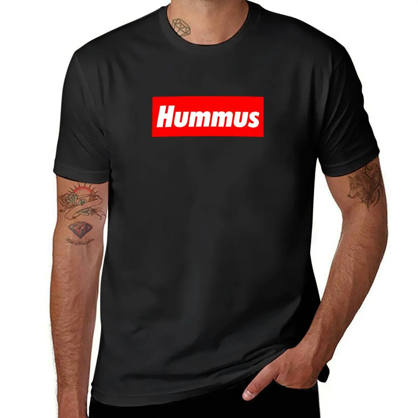 Hummus Popular Arabic Cuisine Dish Hummus Lover Gift T-Shirt kawaii clothes blacks graphics anime men graphic t shirts