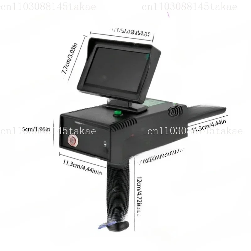 Foldable Display Underground Metal Detector High Sensitivity Treasure Hunter Finder