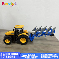 1/24 Big Inertia Tractor Car Model Set Farm Toys for Boys Children Farming Simulator Sliding Car Engineering Vehicle Truck Gifts