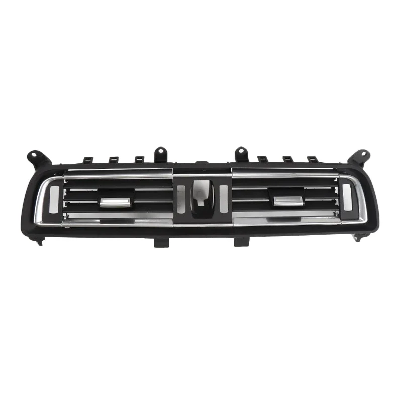 New-Full Black Console Central Fresh Air Conditioner AC Vent Grille Outlet for-BMW 7 Series F01 F02 730 735 740 2009-2016