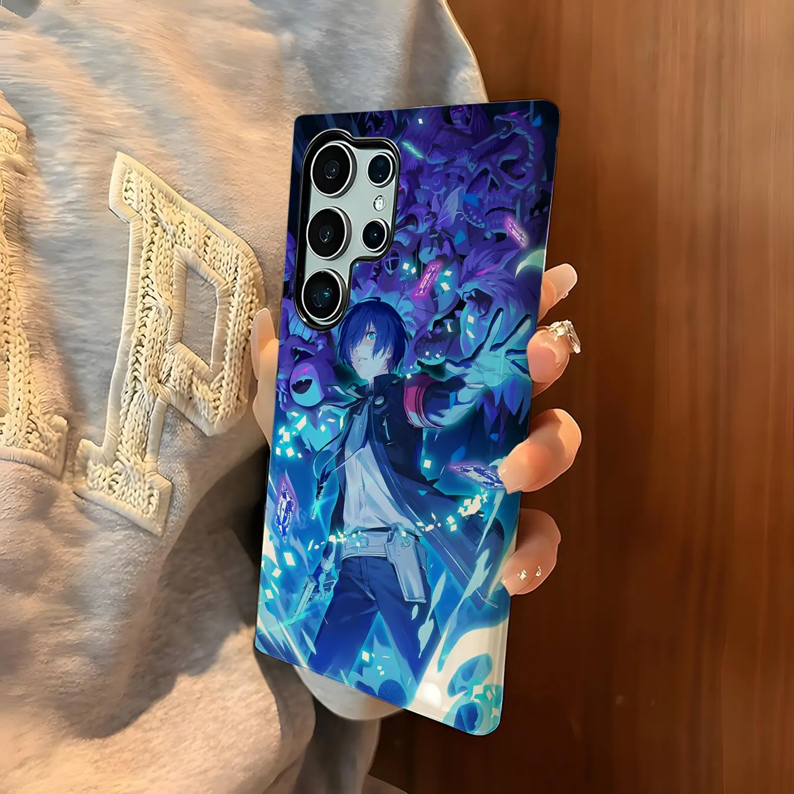 Phone Case For Samsung Galaxy S26 25 S24 S23 S22 S21 Ultra Glossy Film Phone Case HOT Game persona e 3 view 4