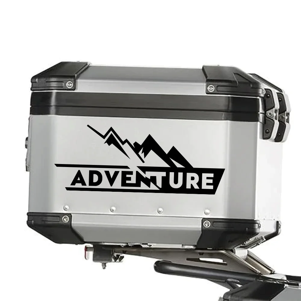 Motorcycle Sticker Top Box Adventure Graphics Vinyl Decals Self-adhesive Waterproof Auto Body Decoration Sticker Accessories