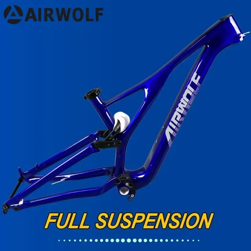 

Airwolf T1000 Carbon Suspension MTB Frame 29er Carbon Bike Frame Mountain Frame Travel 142*12mm Disc Brake Bicycle Hot Sale