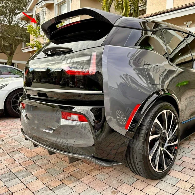 For BMW I3 I01 Hatchback 4-Door 2014-2020 Rear Trunk Spoiler Wing Top Tail Lip Spoiler Diffuser Auto Parts
