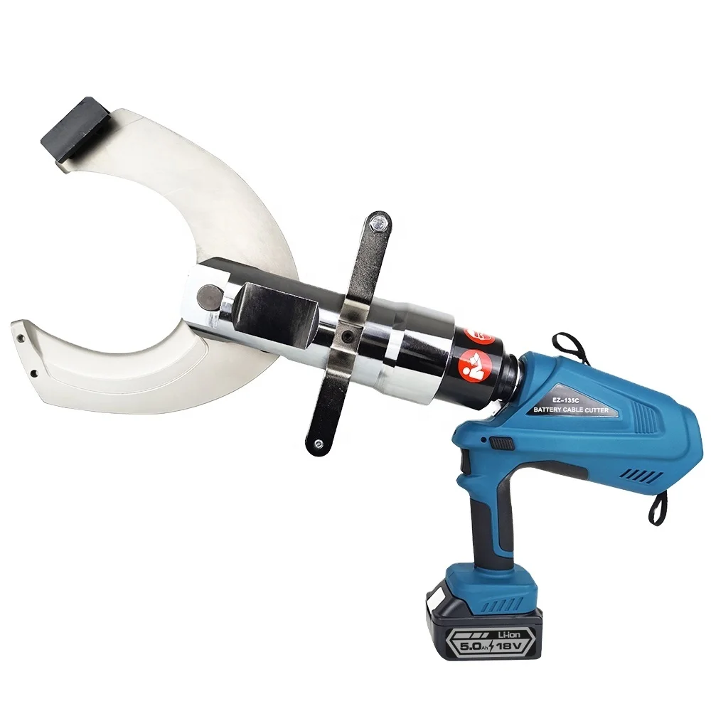 

EZ-135C 20T Portable Electric Hydraulic Cable Cutter Battery Powered Cutting Tools