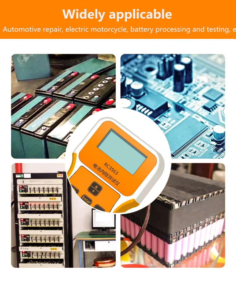 18650 Battery Internal Resistance Voltage High Precision Tester 18650 Battery Tester Lithium iron phosphate Battery RC3563