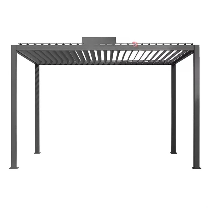 Aluminum outdoor garden pergola Eco-friendly waterproof retractable sunshade pergola with grape rack canopy