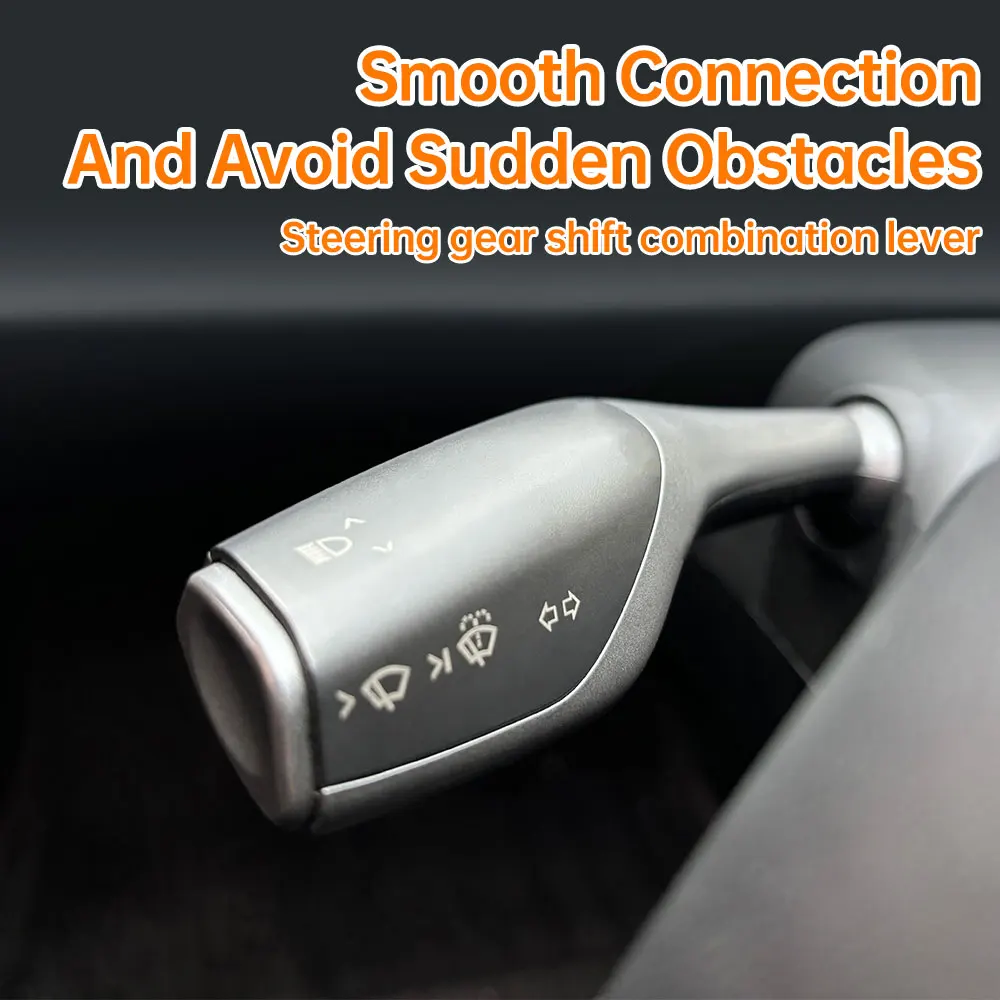 

New 2.0 Function Gear Stalks for Tesla Model 3 Highland: Steering Wheel-Mounted Gear Shifter Lever Accessories (2024-2025)