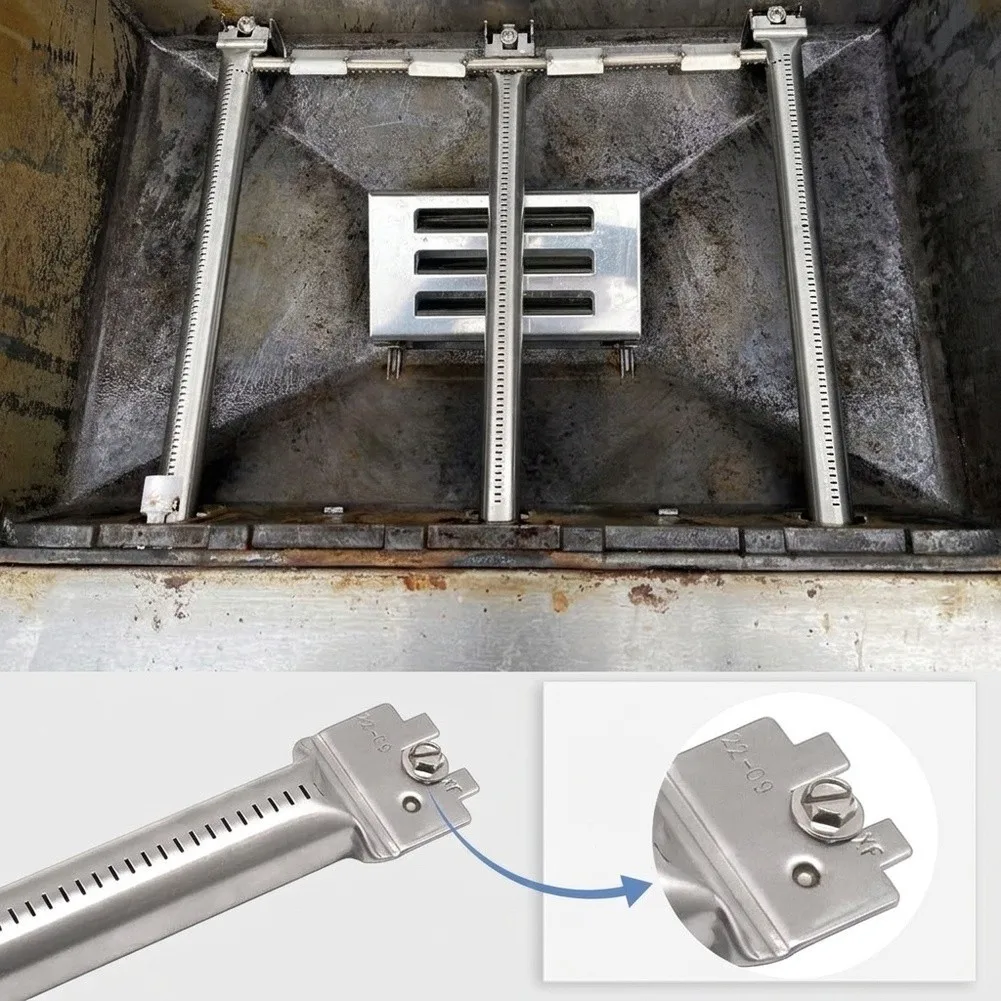 Gas Burner Replacement for Weber ES310 ES320 ES330 Optimized for Even Flame Distribution and Minimal Gas Waste