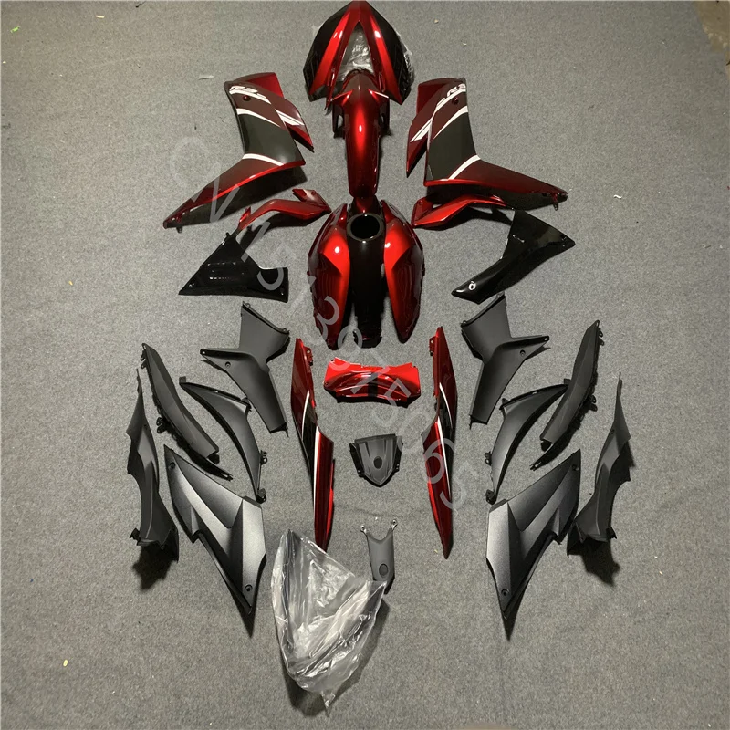 

Injection Motorcycle Fairing for YZFR25 YZFR3 2019-2021wine red black Bodywork Fairing Kits For Yamaha YZFR25 YZF R3 19- 21