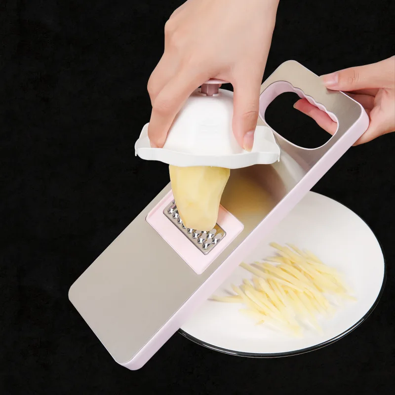 2 Colors 1pc Multi-purpose Kitchen Tool That Can Be Used As A Hand Guard, Slicer For Restaurant, Grater, Vegetable Cutter