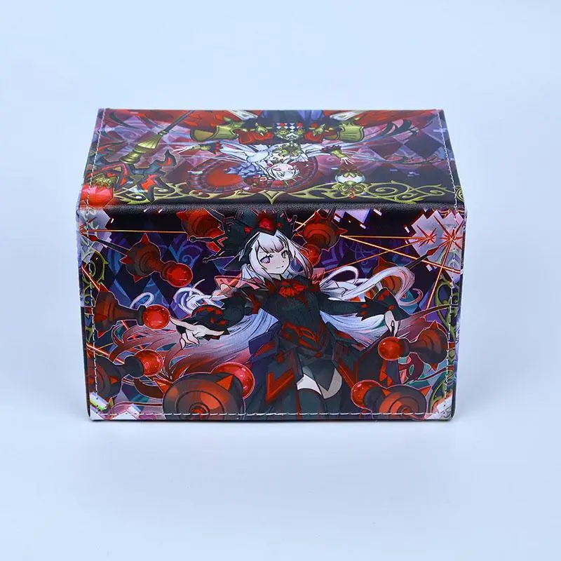 yu-gi-oh-maliss-q-red-ransom-diy-large-capacity-leather-card-box-thickened-anime-game-collection-card-storage-box