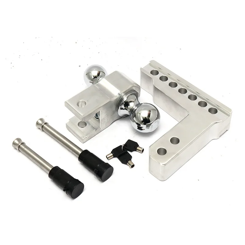 Custom Heavy Duty Pintle Hooks Trailer Adjustable Trailer Towing Hitch Ball Mount Adjustable Trailer Hitch Car - view 5