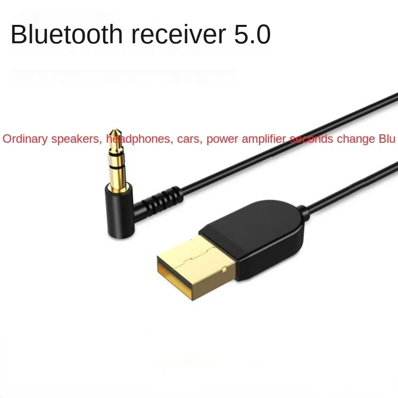 

Bluetooth 5.0 Receiver Car AUX 3.5mm Jack Wireless Dongle Audio USB Transmitter 5.0 Hands-free Adapter Stereo Music BT Mic H7E3