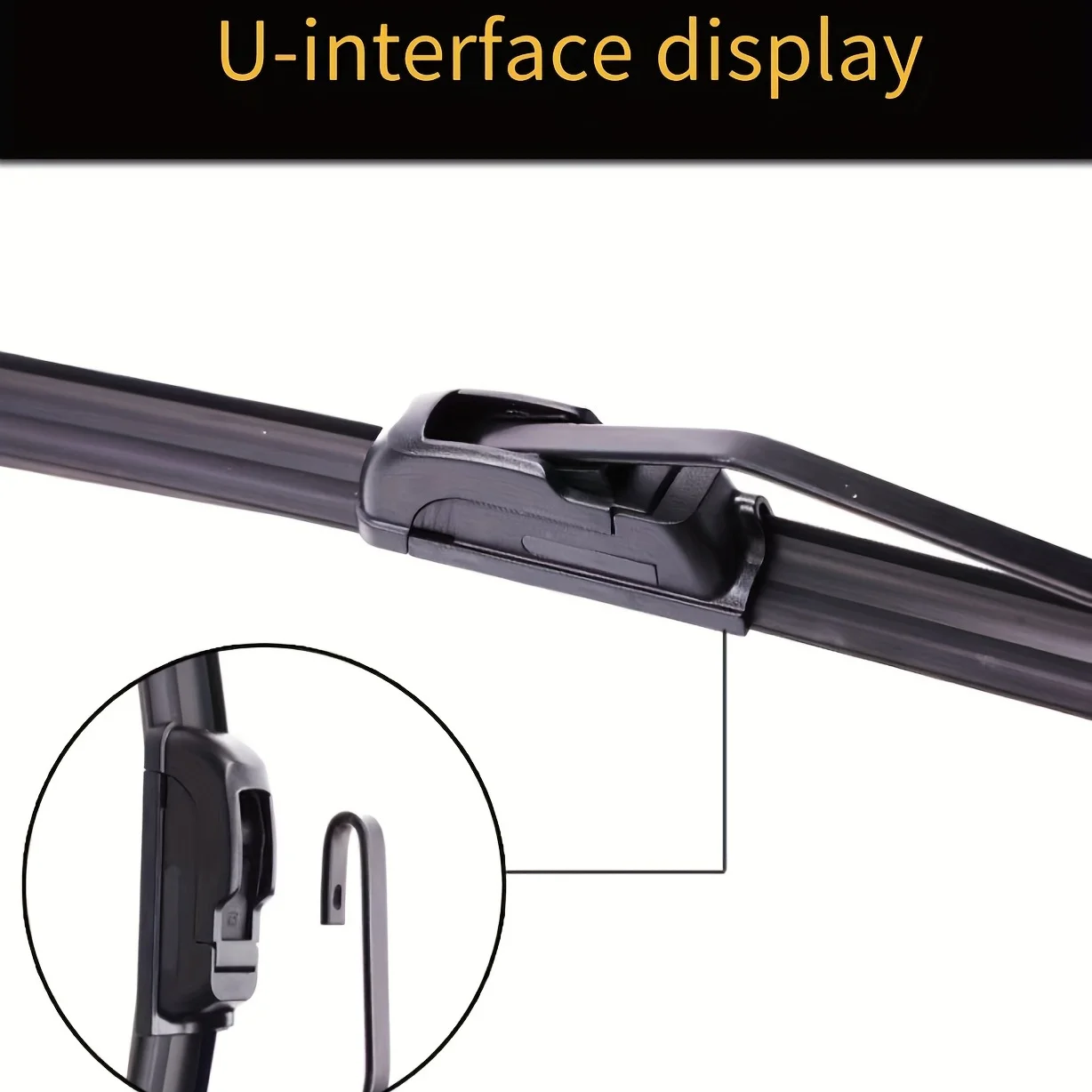 Automotive Universal U-type Soft Rubber Boneless Wiper HD Quiet Durable Reduce Noise Automotive Wiper  16\