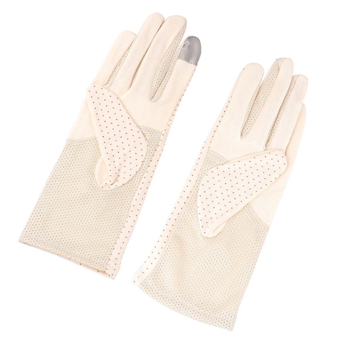 

Screen Gloves Summer Sunscreen Beige Women Fashion Costume Supplies Comfortable Driving Outdoor Activities