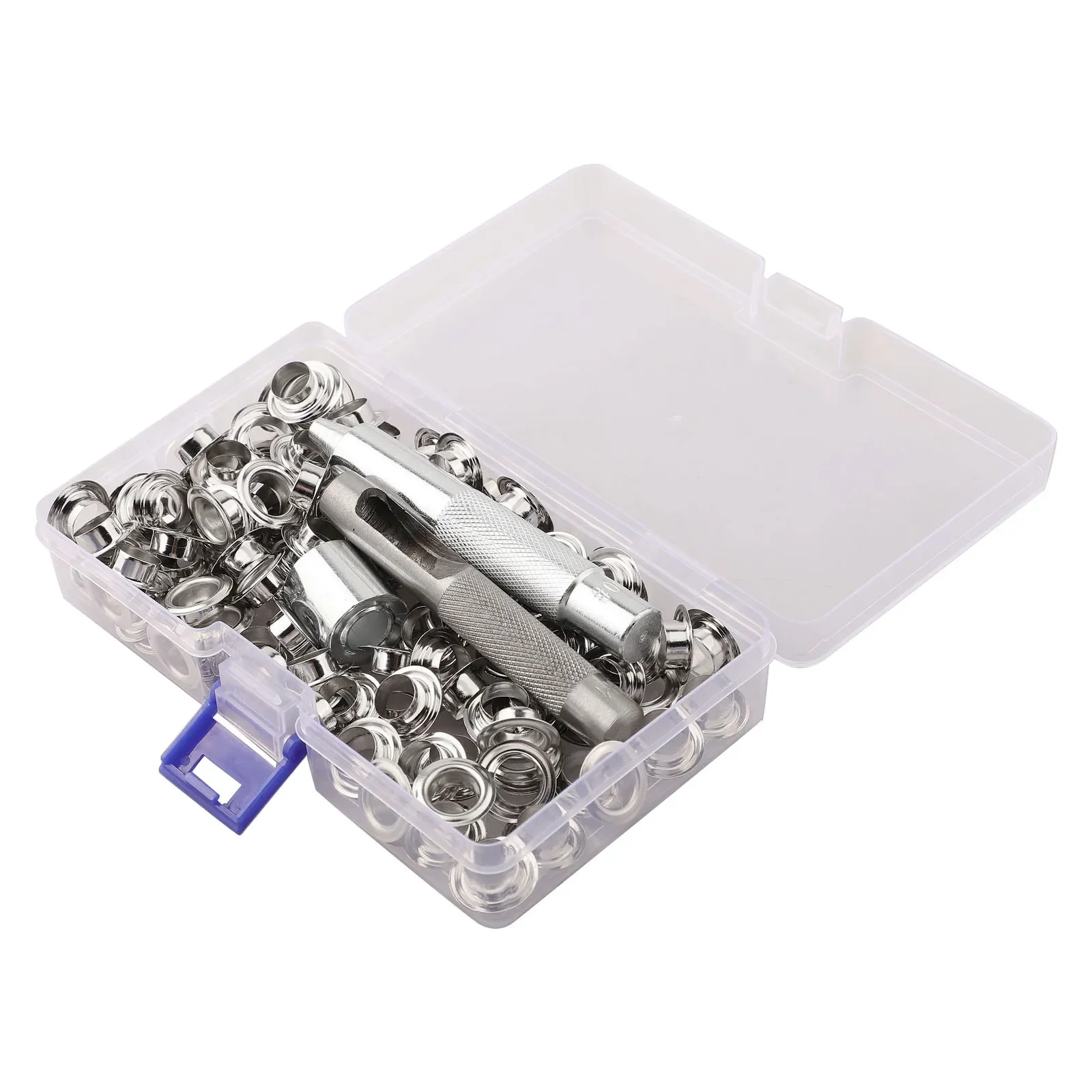 

Eyelet Punch Kit for Various Materials Including Canvas and Leather Featuring Secure Grip Mandrel for Precise Installation