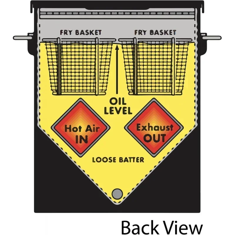 QWBayou Classic 700-701 Фритюрница Bayou из нержавеющей стали на 4 галлона В комплект входят 2 корзины из нержавеющей сетки Термометр для жарки Сливной клапан Высокий регулятор